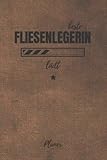 beste Fliesenlegerin lädt Planer: für die Ausbildung o. Weiterbildung | Perfekt für Frauen/Mädchen, die Fliesen legen | Ausbildungsbeginn Geschenk