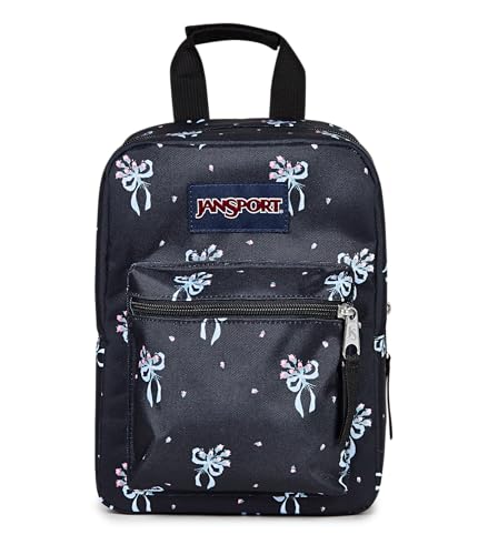 JanSport Big Break Insulated Lunch Bag Cooler, Pastel Petals Black | Small Compact Soft-Sided Travel Cooler for Day Trips - image 1