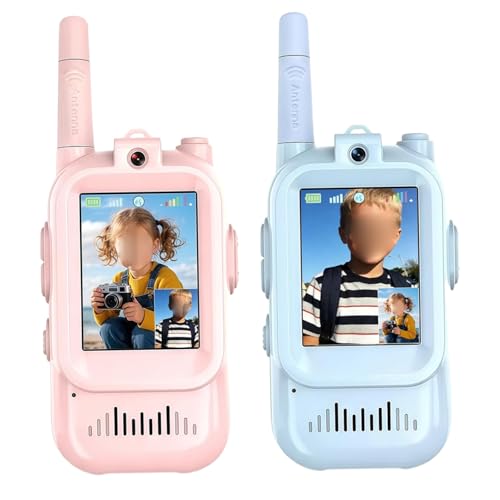 Walkie talkies para niños recargables: videollamada real para evitar el aburrimiento en casa