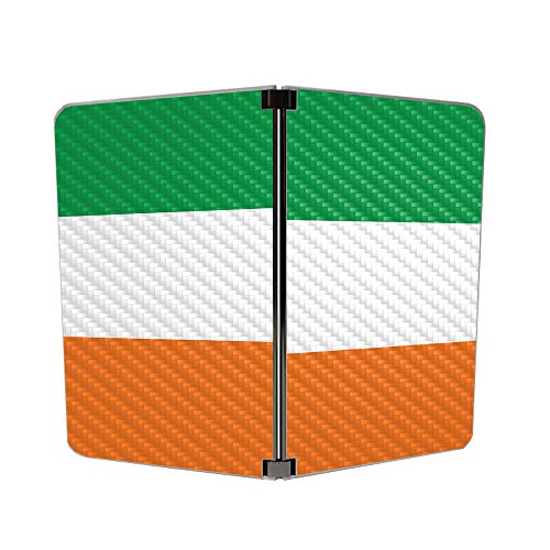 Image of MIGHTY SKINS MightySkins Carbon Fiber Skin for Microsoft Surface Duo - Irish Flag | Protective, Durable Textured Carbon Fiber Finish | Easy to Apply, Remove, and Change Styles | Made in The USA