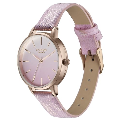 Image of Sonata Poze Quartz Silver Dial Green Leather Strap for Women-SP80091WL01WF