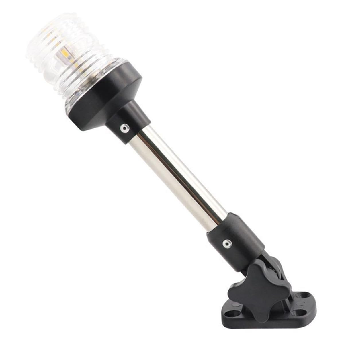 Alipis Luce LED per Barca Ancoraggio, 360° Bianco 4000-4500K, Consumo Energetico Ridotto, Struttura in Acrilico e Lega di Alluminio, 12V Dc per Marino e Nautico