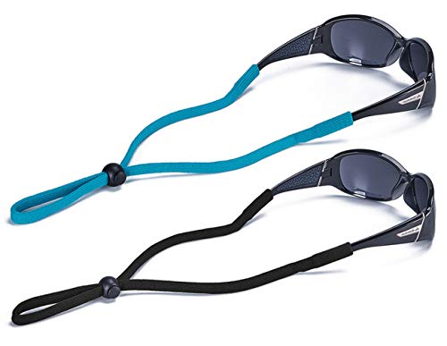 2-Pack Glasses Strap for Little/Big Kids | Anti Slip, Easy-adjust, Secure Fit, Lightweight & Comfortable | Elastic Eyeglasses Holders Around Neck | Fits Most Sunglasses, Optical and Safety Goggles