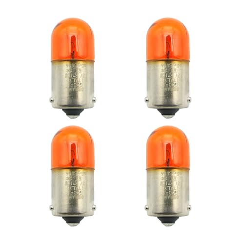 MFC PRO 12V RY10W BAU15S 5009 Amber Turn Signal Light Bulbs - Pack of 4