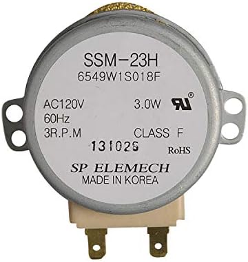 Direct Replacement for GE WB26X32994 Microwave Tt Motor W/Gasket WB26X10219 1556045 AH2374087 EA2374087