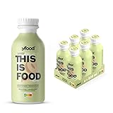 yfood Drink Heavenly Hazelnut, Leckere Trinkmahlzeit für unterwegs, THIS IS FOOD Drink, 33g Protein, 26 Vitamine und Mineralstoffe, 6 x 500ml, Geschmack Haselnuss
