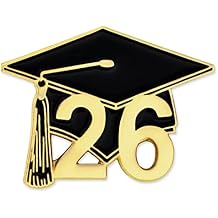 PinMart Class Graduation Cap School Student Enamel Lapel Pin