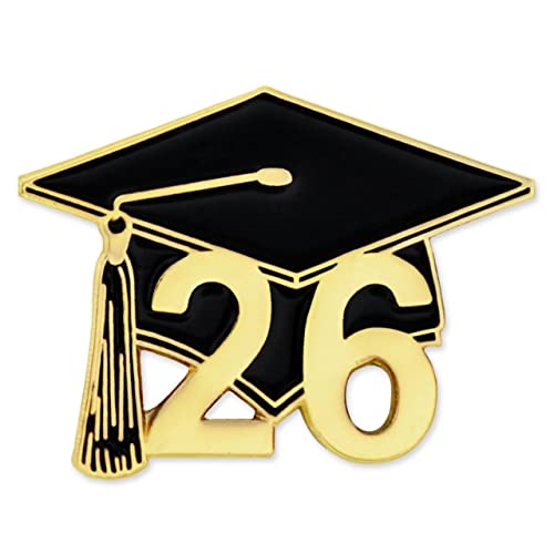 Image of PinMart Class Graduation Cap School Student Enamel Lapel Pin