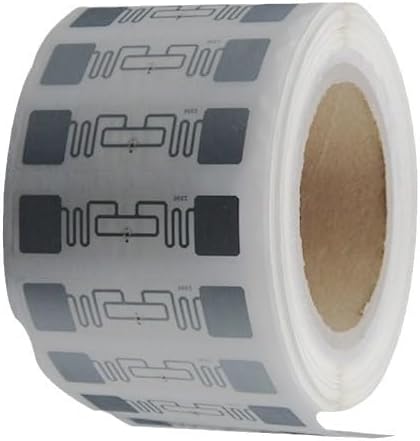 YANZEO 1000PCS UHF RFID Tags 860-960Mhz 9662 UHF 6C RFID Unmanned Supermarket Tag U9 Adhesive Inlay RFID Label Logistics Commodity Electronic Tag