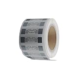 YANZEO 1000PCS UHF RFID Tags 860-960Mhz 9662 UHF 6C RFID Unmanned Supermarket Tag U9 Adhesive Inlay RFID Label Logistics Commodity Electronic Tag