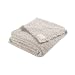 Taupe Grey Soft 50 x 60 inch Plush Polyester Decorative Throw Giving Blanket