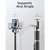 TODI 63 Phone Tripod, Selfie Stick with Remote, Travel Tripod for iPhone & Android (Black+White)
