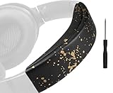 Picture of SOULWIT Headband Cover for Bose QC35 & QuietComfort 35 II (QC35 ii) Headphones, Replacement Headstrap Pad Repair Part (Black Gold)