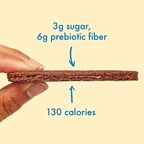Image of Rip Van Wafels Chocolate Brownie Stroopwafels - Healthy Snacks - Non GMO Snack - Keto Friendly - Office Snacks - Low Sugar (3g) - Low Calorie Snack - 48 Pack