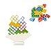 Nordterm Swing Stack High Child Balance Toy 3D Tetris Balance Building Block Parent-Child Interactive Educational Toy,DIY Assembling Versatile Toy Board Table Games (1set)