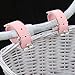 BESPORTBLE 2pairs Adjustable Leather Bike Basket Straps Scooter Front Basket Belt for Easy Installation and Strong Load-Bearing Capacity Colors