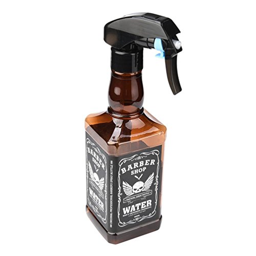 Fenleo 500ML Hairdressing Spray Bottle Salon Barber Hair Tools Water Sprayer (Brown)