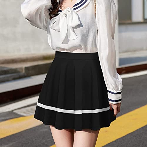 Image of Girls Kids Skater Skirts with Attached Inner Shorts (3 Years - 15 Years) rayon blend