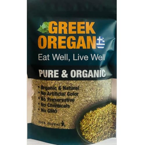100% Gourmet Greek Oregano 5 oz – Organic Dried Oregano