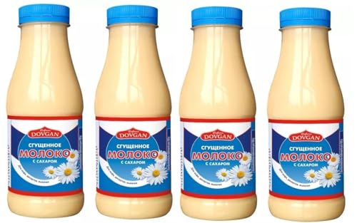 DOVGAN gezuckerte Kondensmilch 8 5% Fett 4x 480 g