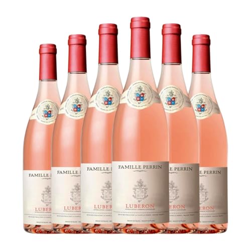 Famille Perrin Rosé Côtes du Luberon 75 cl Vino rosado (Caja de 6 Botellas de 75 cl)