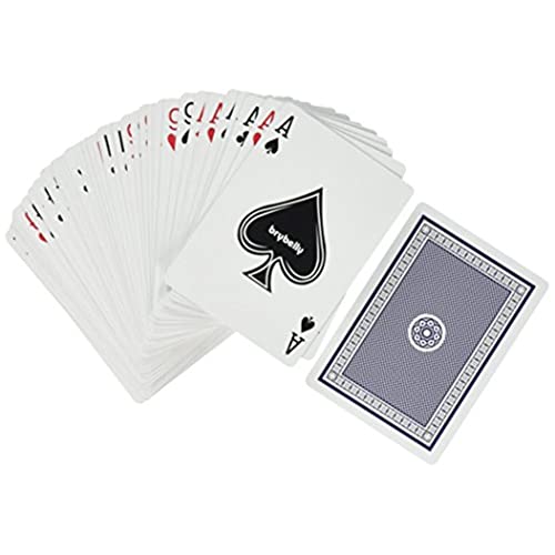 Brybelly Pinochle Playing Cards 12-Deck Blue & White