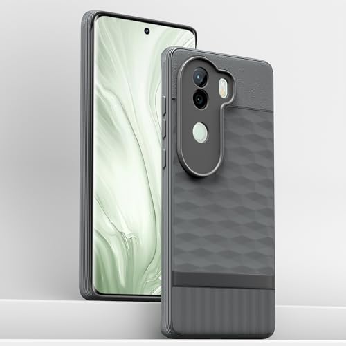 Image of Outlouders Back Cover for Vivo V40e / iQOO Z9s 5G | TPU Soft Flexible Shockproof | Full Camera Protection Back Case (Grey)