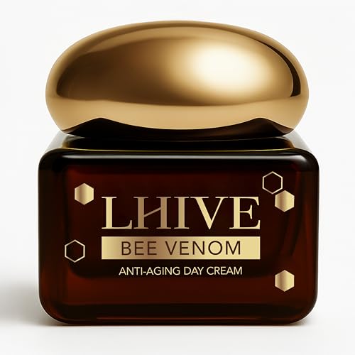 LHIVE Bee Venom Anti-Aging Face & Neck Cream | Anti-Wrinkle Moisturizer That Firms & Tightens | Instant Face Lift | Non-Greasy & Fast-Absorbing | Manuka Honey, Aloe Vera & Squalane | 1.7 oz