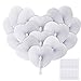 ZOOI Fächer Hochzeit - 24pack Handfächer Handfächer, Fecher Sommer Hochzeit Deko for Geburttag, Party, Wedding, Fotografie, Wand Dekoration