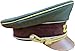 RegalCrafters WW2 German Army General Visor Cap Officer World War II Reproduction Germany Green and Brown (US, Numeric, 7 1/8, Cotton)