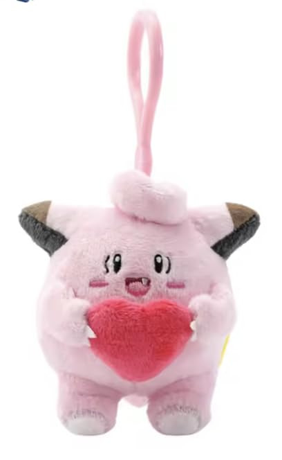 Pokemon | Pokemon Plush Keyring/Bag Charm Figure | 15+ Years | Clefairy — image 1