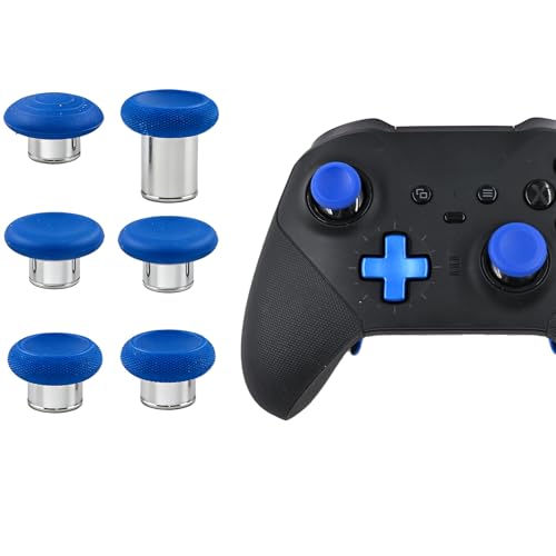 Image of 6 in 1 Metal Thumbsticks Replacement for Xbox Elite Series 2 Controllers, Thumbsticks for Elite Series 2 Core Controllers, Elite Series 2 Controller Replacement Thumbsticks (Blue)
