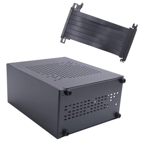 Gabinete para PC A07 Mini ITX, chasis HTPC con panel lateral de vidrio templado y puerto USB 3.0 (modelo 00115760A3) miniatura 2