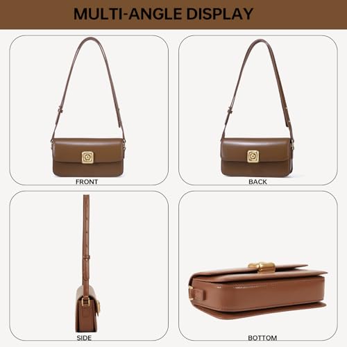 Image of LA FESTIN Small Leather Shoulder Purse for Women Designer Pocketbook Travel