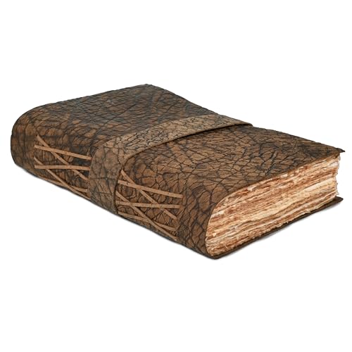 Image of LEATHER VILLAGE Rustic Journal Key Lock, Teal 10x7.
