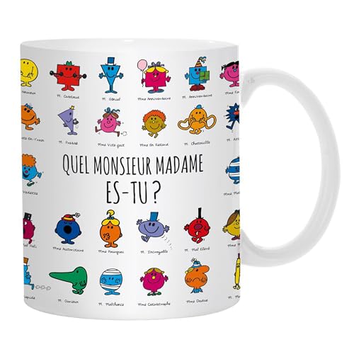 Linnea Mug Thermo réactif en céramique Collection Monsieur Madame 30cl