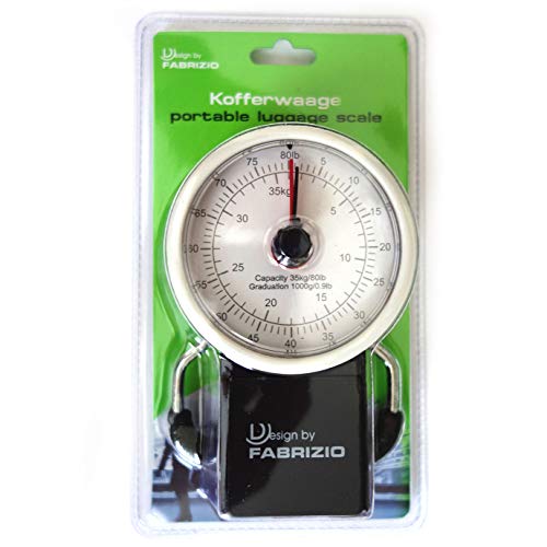 Preisvergleich Produktbild Fabrizio Kofferwaage Gepäckwaage, Weiss