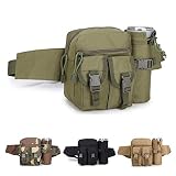 Material: la bolsa de tamaño militar está hecha de tela de nailon 600D de alta calidad, mantiene una forma sólida, las características de resistencia al desgaste, impermeable, resistente a los arañazos y duradero.