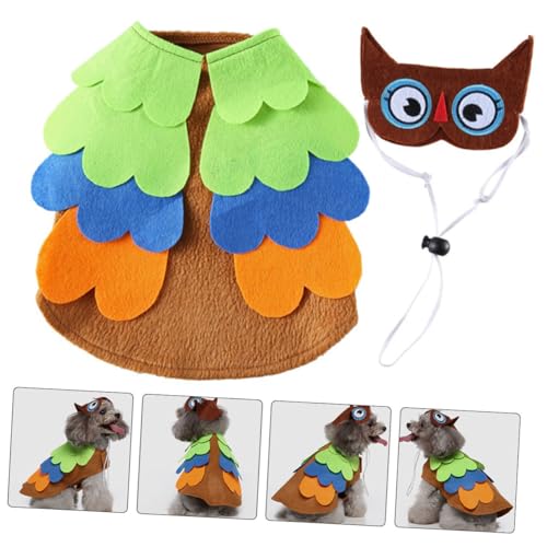 Disfraz búho para perro talla M Tela ligera miniatura 6