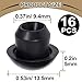 STSTR 16pcs Hydraulic Jack Oil Filler Plug, Conical Floor Jack Plug, Universal Bottle Jack Accessories, Rubber Jack Filler Bung for Oil Reservoir Filler Hole