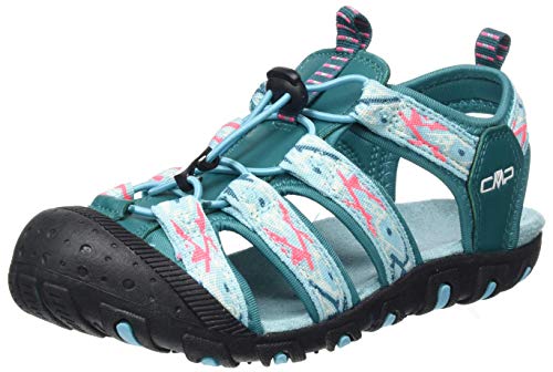 CMP – F.lli Campagnolo Kids Sahiph Hiking Sandal, Sandalias de Senderismo Unisex Adulto, Turquesa Lake Giada 11ee, 40 EU