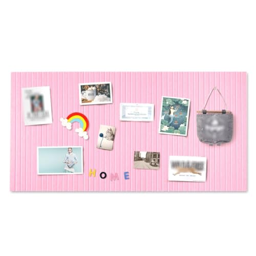 Felt Bulletin Boards Cork Pin Board Tiles for Wall Decorative Memo Notice Large Vision Board Self-Adhesive for Home School Office (Color : Style2, Size : 80 * 120cm) (Style8 120 * 240cm)