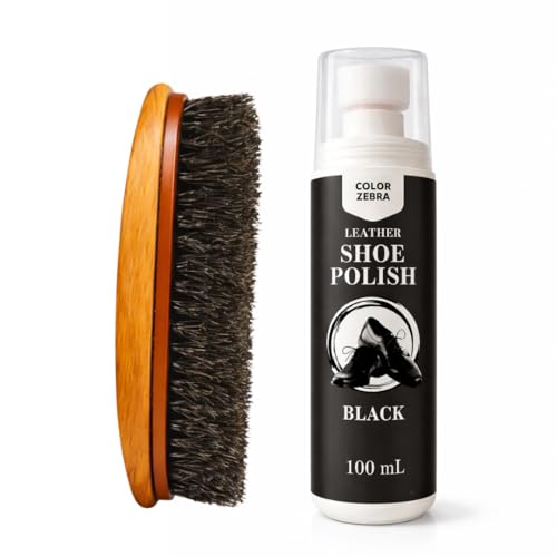 Image of Color Zebra Leather Liquid Shoe Polish 100 Ml | Instant Shine