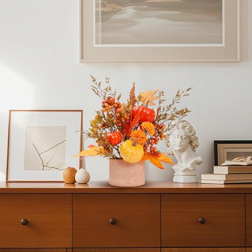 Centres de table d'automne de qualité supérieure pour bureau et buffet - 8