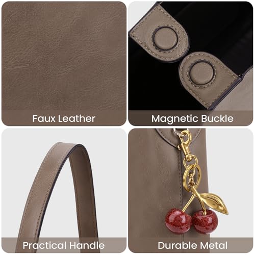 Faux Suede Hobo Bags Vegan Leather Shoulder Bag Tote for Women Medium Slouchy Designer Handbags Purses Fall Fashion4
