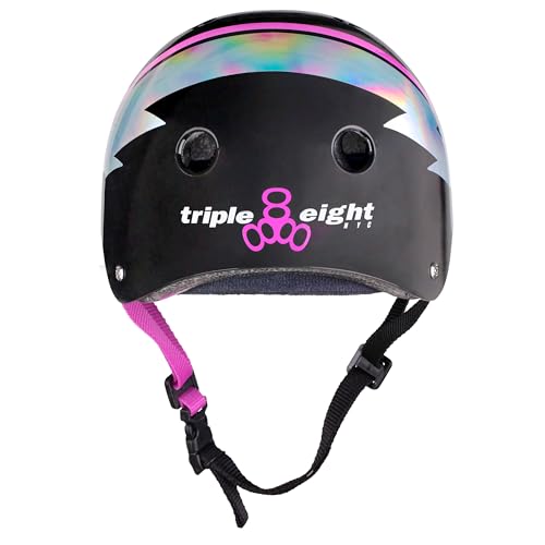 image for Triple Eight Certified Sweatsaver Helmet for Skateboarding, BMX, Rolle