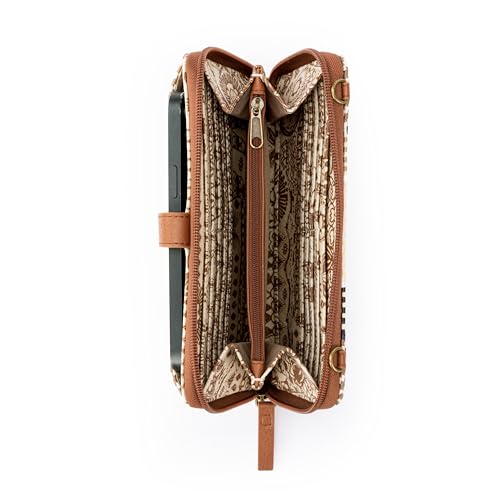Image of Sakroots Smartphone Crossbody Purse - Women's Cellphone Bag & Wallet For Everyday - Convertible Wristlet With Zipper