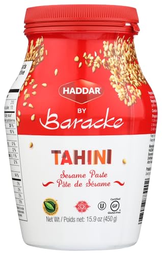 Haddar, Tahini Sesame Paste - Plain, 15.9 Ounce