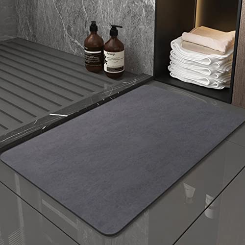 BeerMmay rutschfeste Badematte Wasserabsorbierende Kieselgur Fußmatten Für Bad Badezimmer Toilette...
