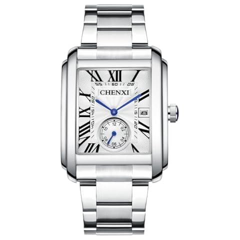 JewelryWe Montre Homme Acier Inoxydable Cover